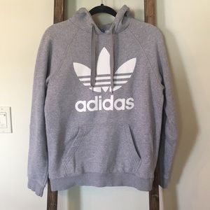 Men’s Adidas Hoodie grey size small